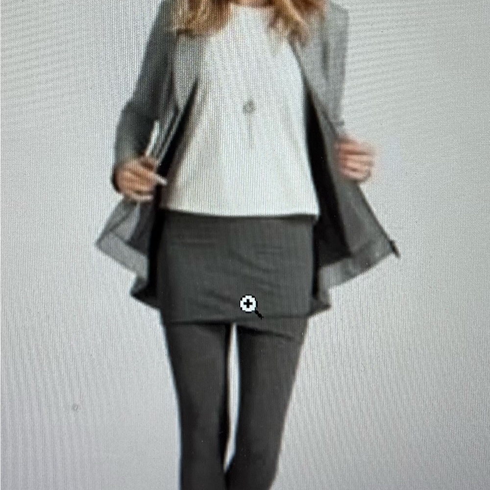 Cabi gray skirted leggings - m’leggings - new in bag size S and M available